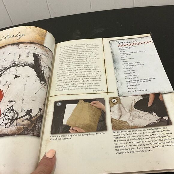 Plaster Studio Mixed Media Techniques Painting Casting and Sculpting Book - Picture 8 of 16